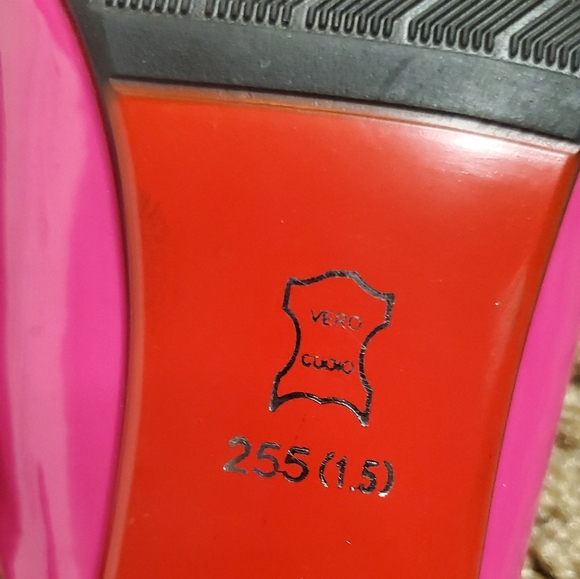 Hot pink slide-in heels - Picture 3 of 4